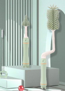 Mapi Baby Bottle Cleaner Set with Rotating Brushes (3pcs)