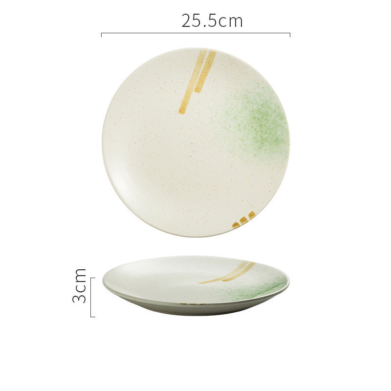 Japanese Ceramic Creative Steak Plate for Household Use
