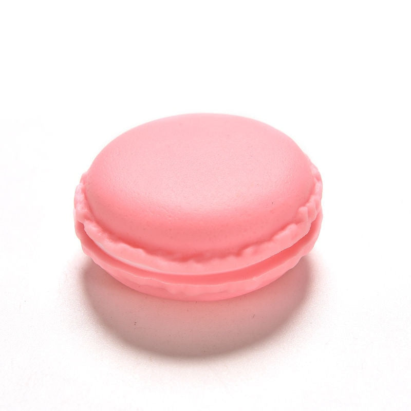 Compact Chic Macaron Jewelry Case