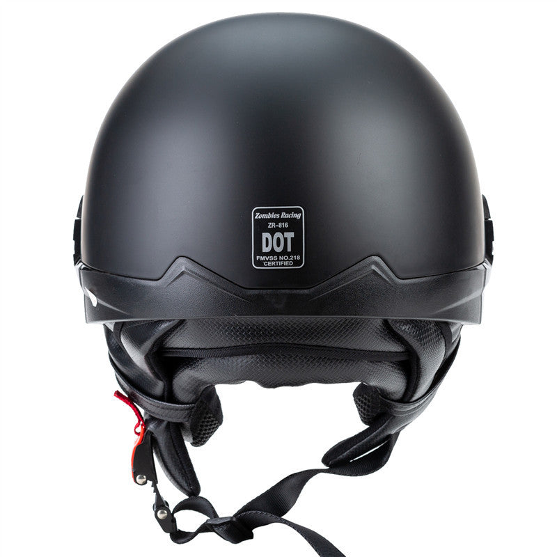 Retro Harley Rider Helmet with Visor