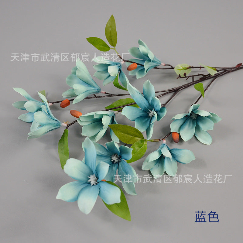 Elegant Silk Magnolia Stem for Weddings