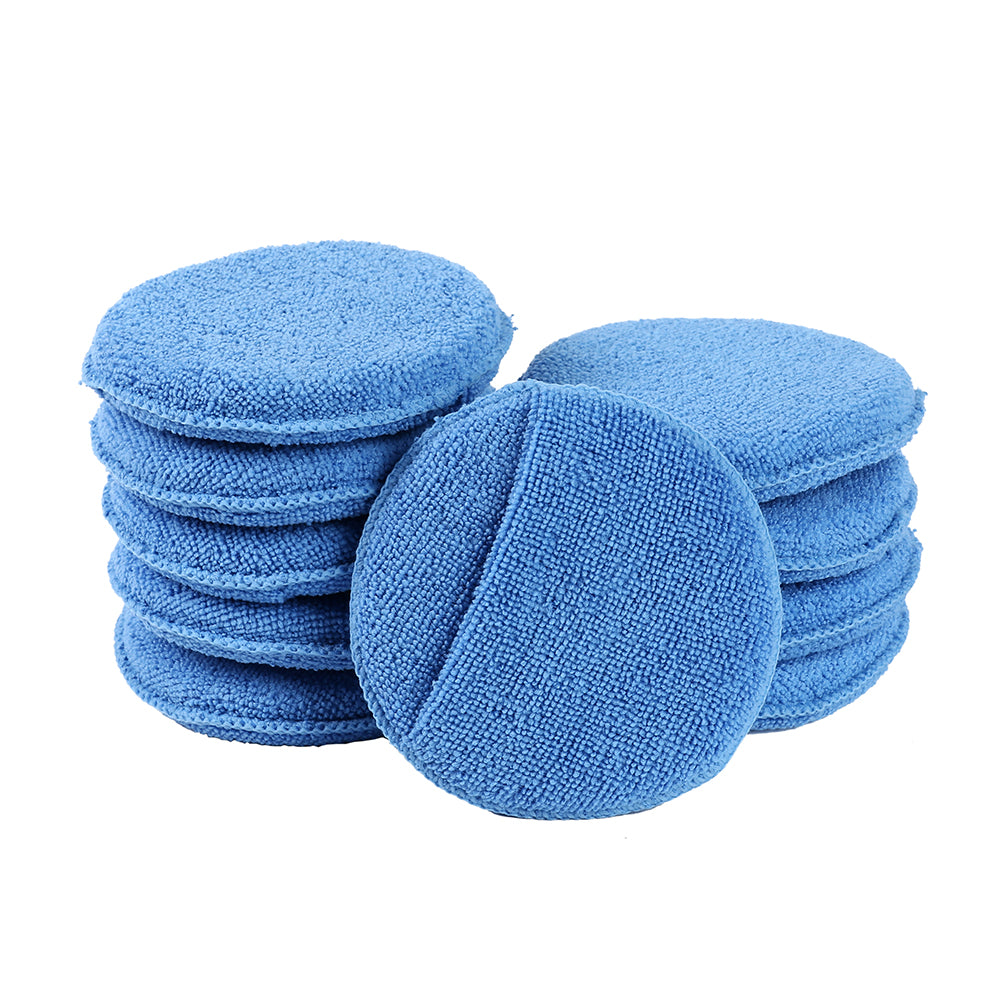Blue Microfiber Waxing Set - 10 Pieces