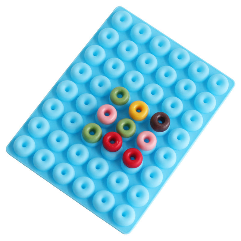 Mini DIY 48-Hole Silicone Donut Mold