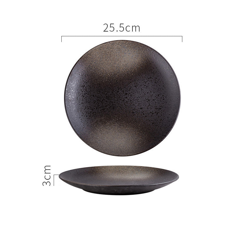 Japanese Ceramic Creative Steak Plate for Household Use