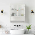 Modern Wall Cabinet with Glass Doors