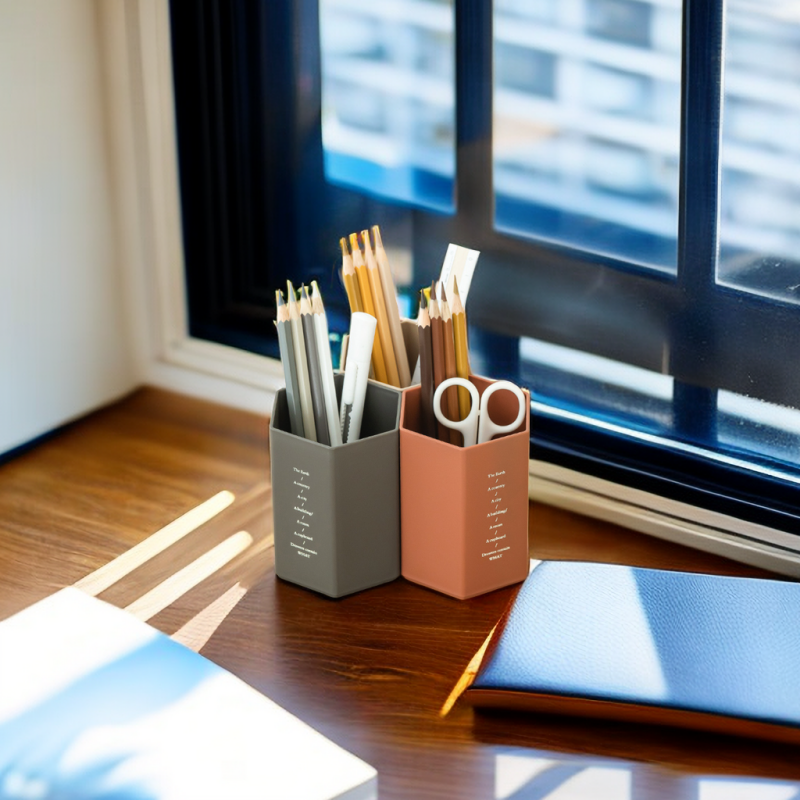 Modern Functional Pen Holder for Office Desktop Storage