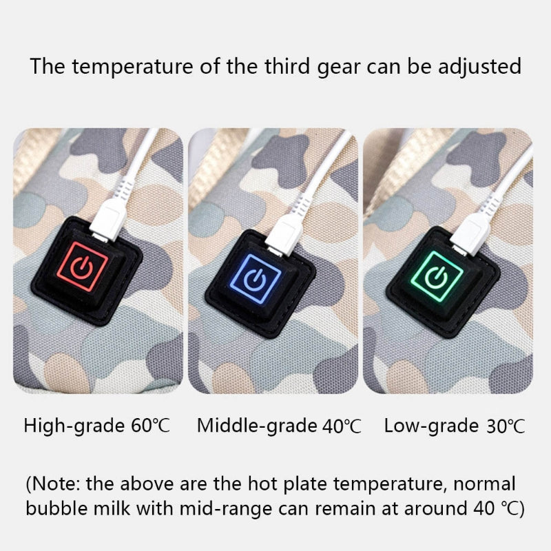 Portable USB Baby Bottle Warmer for Travel Feeding