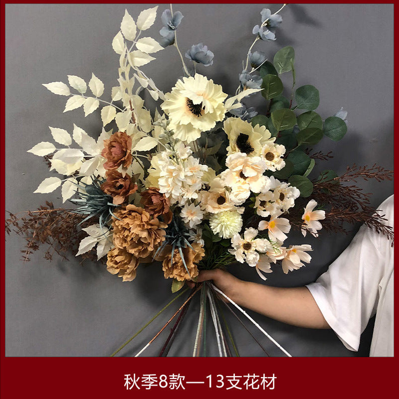 Autumn Elegance Silk Flower Bouquet