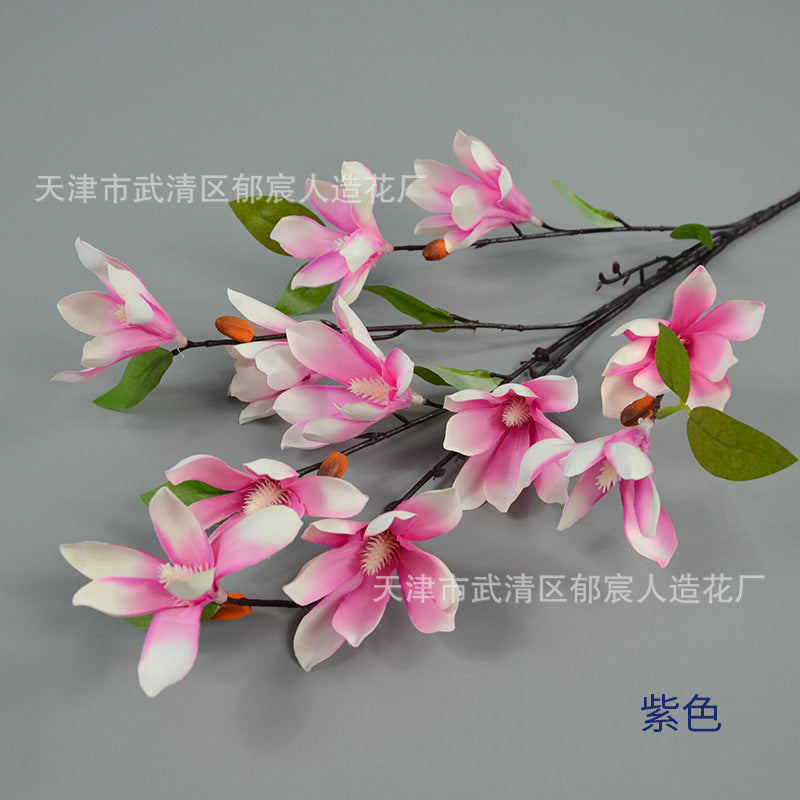 Elegant Silk Magnolia Stem for Weddings