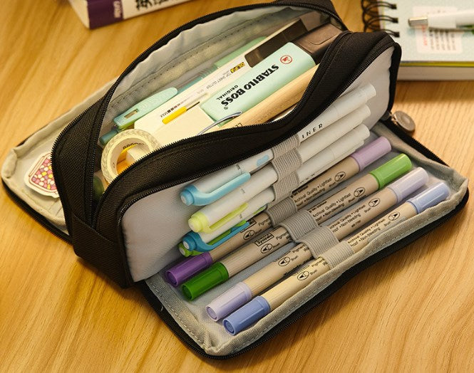 Versatile High-Capacity Student Pencil Case