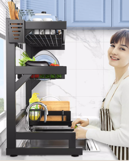 Expandable Kitchen Dish Rack