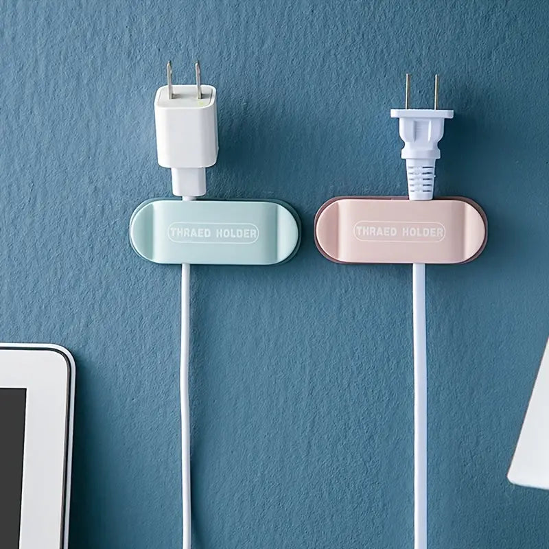 Wall Mounted Cable Holder for Home and Office (1pc)