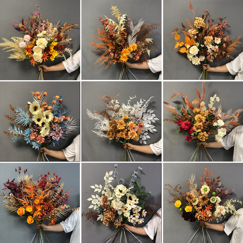 Autumn Elegance Silk Flower Bouquet