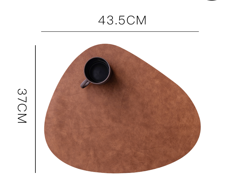 Elegant Waterproof Leather Placemat