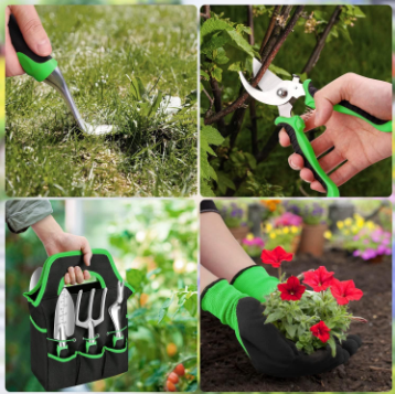 Black Garden Tool Bag