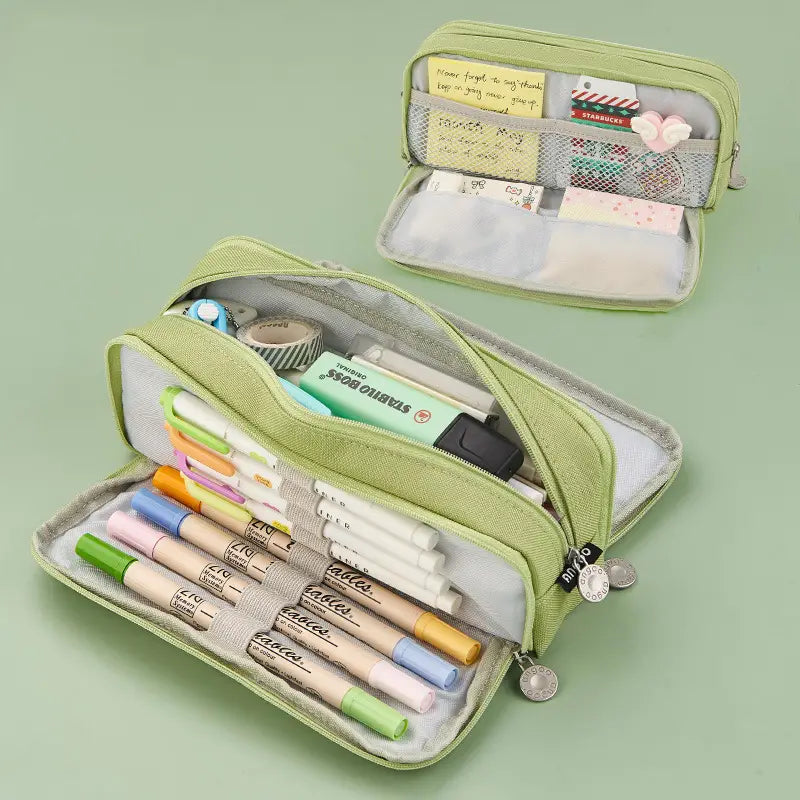 Versatile High-Capacity Student Pencil Case