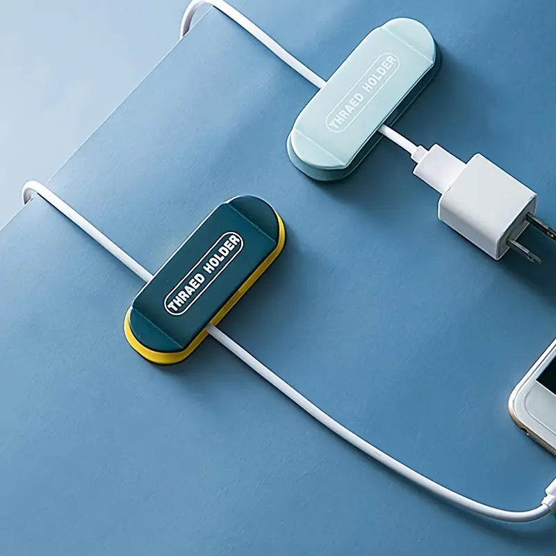 Wall Mounted Cable Holder for Home and Office (1pc)