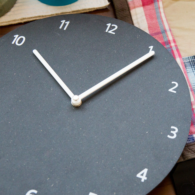 Modern Minimalist Round Silent Wall Clock for Home