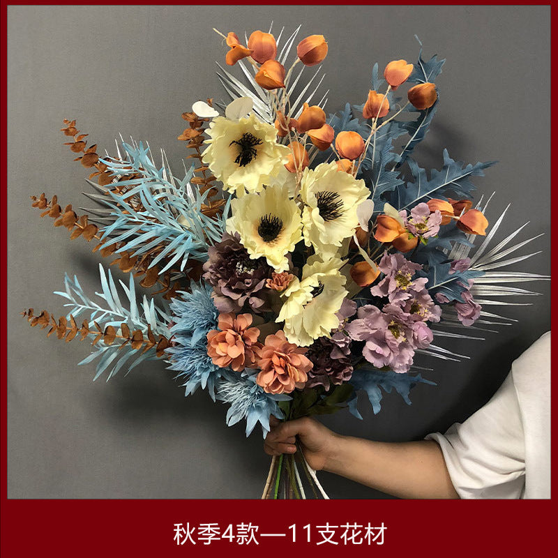 Autumn Elegance Silk Flower Bouquet