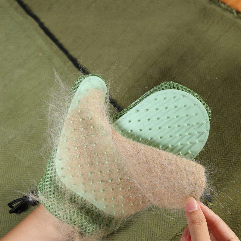 Silicone Pet Grooming Massage Gloves