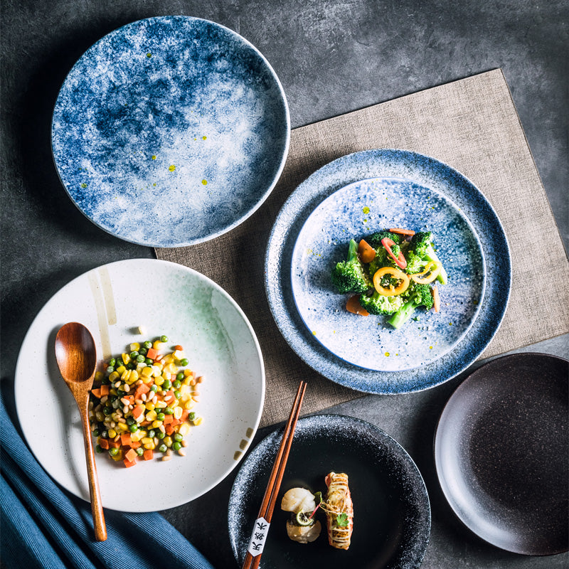 Japanese Ceramic Creative Steak Plate for Household Use
