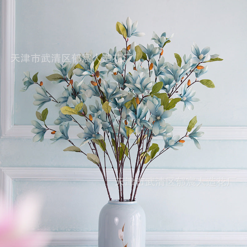 Elegant Silk Magnolia Stem for Weddings