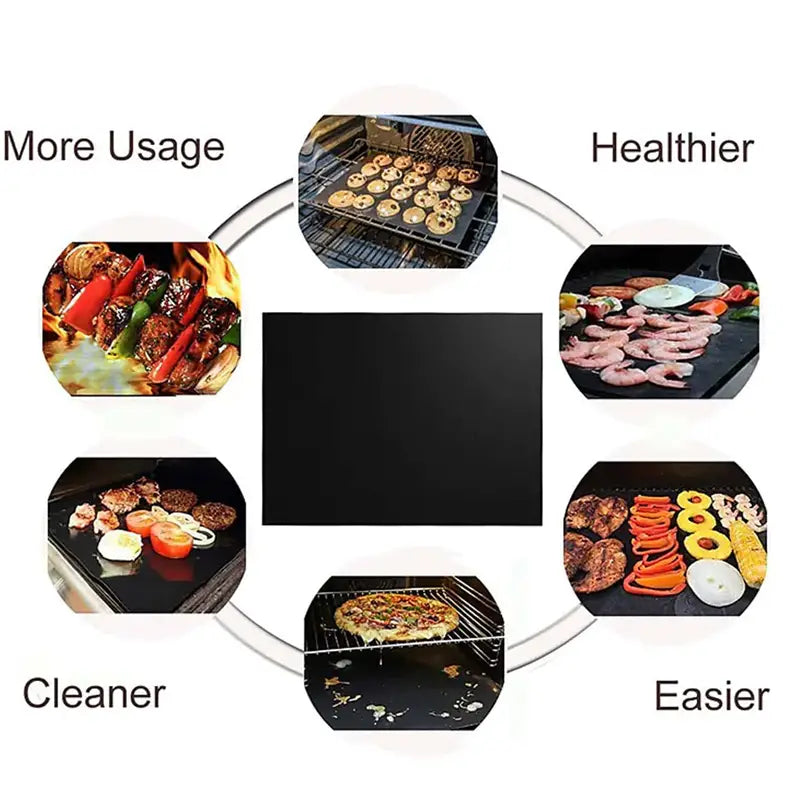 Effortless Grill Mat for BBQ & Cooking