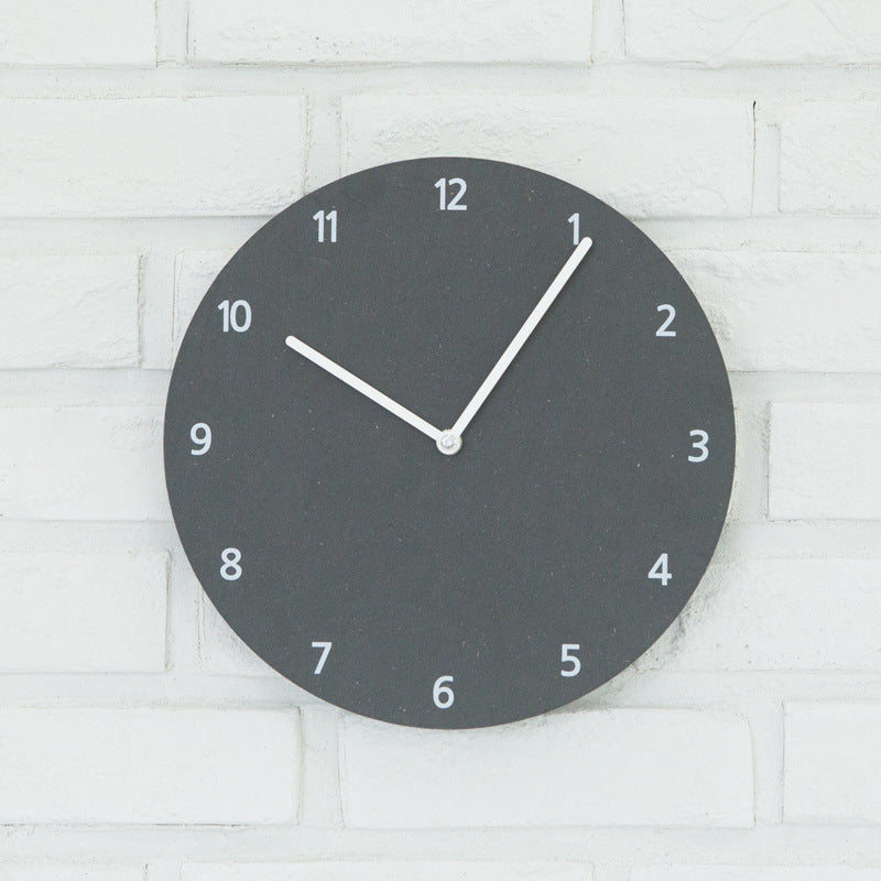 Modern Minimalist Round Silent Wall Clock for Home