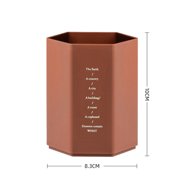 Modern Functional Pen Holder for Office Desktop Storage